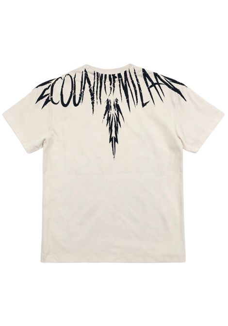 White cotton T-shirt for children MARCELO BURLON | BTH026BIANCO